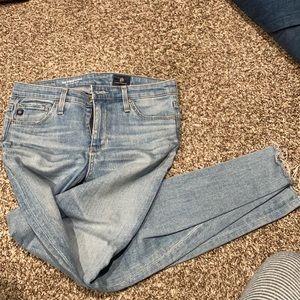AG Stevie Ankle Denim- slim straight ankle length